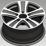 8.5Jx18inch and Sandy Yellow Heavy Duty Military Wheel Rim / 1800kg Loading