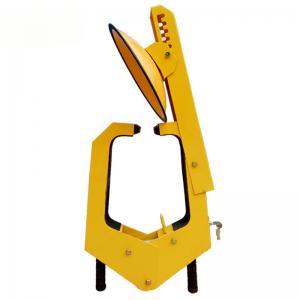 Wholesale Big Truck Suitable Anti Theft Sucking Disc Yellow Color Car Parking Lock Wheel Clamp from china suppliers