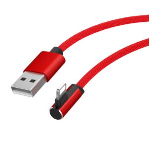 Wholesale Iphone L Shaped USB Cable High Speed USB 2.0 Standard A Male To Apple B Male Down &amp; Up Angle from china suppliers