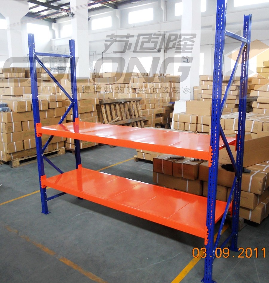 Professional Light Duty Racking Warehouse Shelving Units ISO9001 Certification