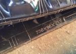 Small Bobcat Replacement Tracks Low Ground Pressure 3168mm Overall Length