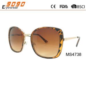 Wholesale Retro fashionable sunglasses ,made of metal frame ,suitable for men and women from china suppliers