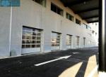 Aluminium Frame Glass Panel Commercial Sectional Doors For Showroom