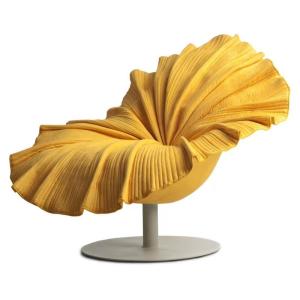 Wholesale Nordic Light Luxury Velvet Flower Petal Chair Hotel Showroom Stainless Steel Base from china suppliers