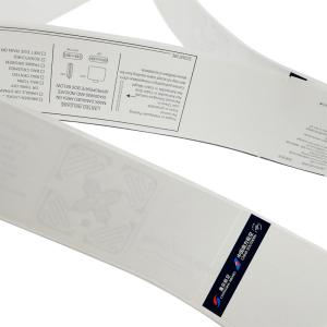 Wholesale RFID UHF Impinj H47 Airline Luggage Stickers Label Tag / Luggage Identification Stickers from china suppliers