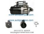 0001107068 0001107069 - BOSCH Starter Motor 12V 1.1KW 9T MOTORES DE ARRANQUE