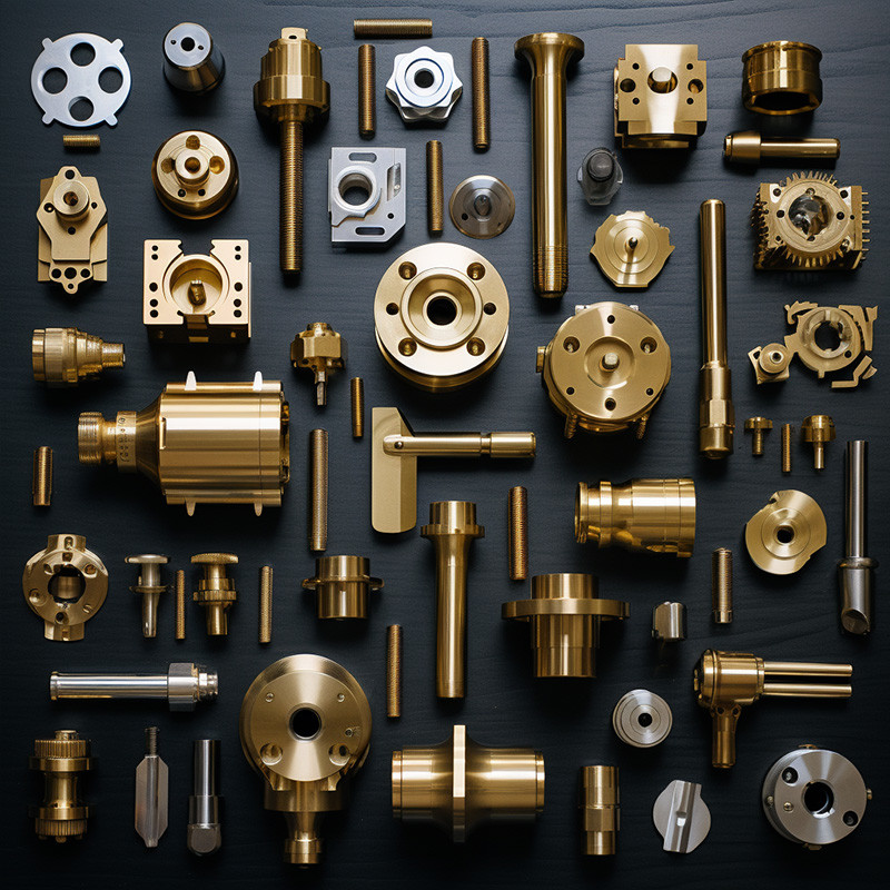Non Standard CNC Brass Parts , Aerospace Precision Turning Components