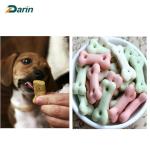 Humam / Pet Eating Short Dog Biscuit Making Machine Semi Hard Biscuit Production