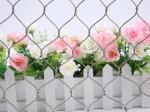 Stainless Steel Rope Mesh Green Wall
