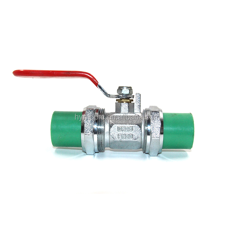 32mm PPR Union Ball Valve Manufactured by PPR Valve and Standard ASTM/DIN/ASNZ/JIS OEM