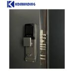 Front Iron Steel Fire Door With Window Main Security Steel Gate For House