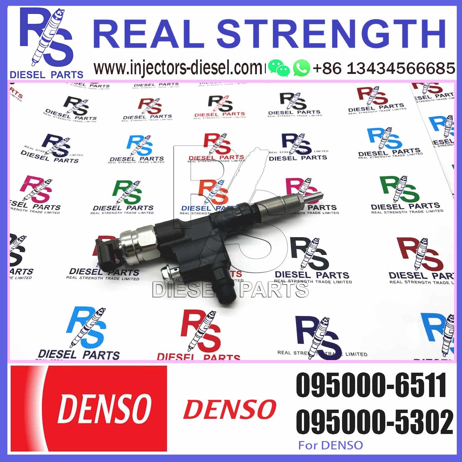 Diesel fuel injector 095000-6510, 095000-6520, 095000-6511, 9709500-651, 23670-E0081, 23670-E0080, 23670-79016, 23670-79
