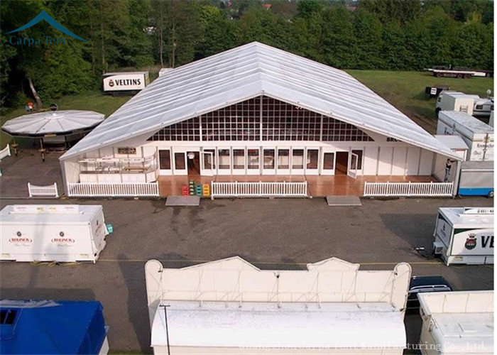 Large Outdoor Furniture Exhibition Tents Green Red For 1500 People