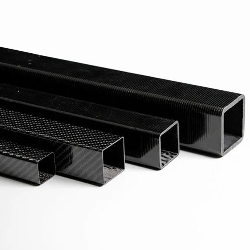 Braided Carbon Fiber Square Tubes High Strength Lightweight