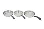 3pcs fry pan set & frying pan non-stick&20cm to 28cm & fry pan stainless steel