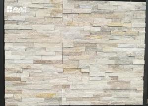 Wholesale Wooden Quartzite Cultured Stone Siding Panels With Golden Veins Elegant Decor from china suppliers