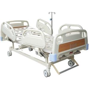 Wholesale Steel Frame 2 Crank Manual Hospital Bed Backrest Max Upward Angle 70 Degree from china suppliers