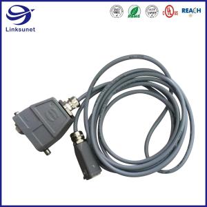 Wholesale Heavy Duty Wire Harness with Han Q 600V Male PC Gray Connector from china suppliers