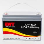 Rechargeable 12V 100Ah EWT Lithium Battery for Scooter Camping Golf High