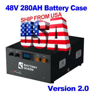 Wholesale US Stock 51.2V 280Ah Metal Enclosure Lifepo4 Lithium Battery Kits ABMS DIY from china suppliers