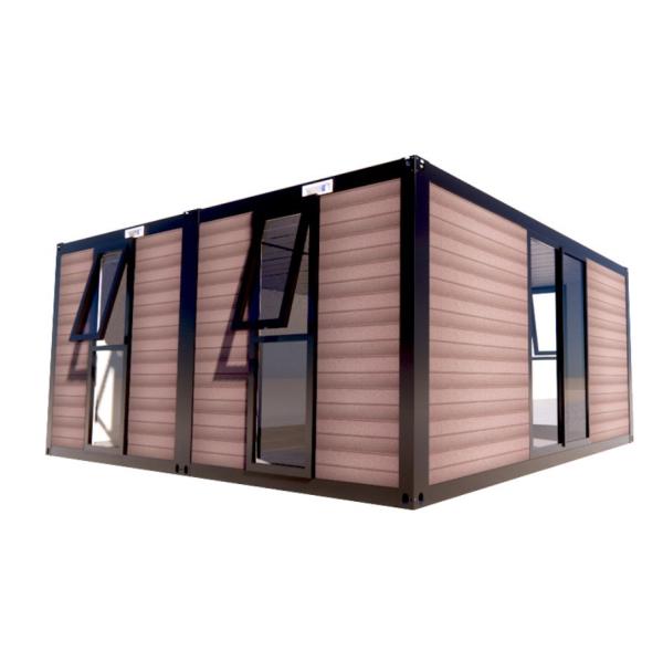Flat Packaging Container Prefabricated Metal and Wooden Garden Office with
