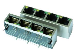 Wholesale EG-04A-1-D61-1N0 Quad Port Multi - port RJ45 Jack Without LEDs LPJ46213BDNL from china suppliers