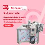 300-700L Oil Capacity Electric Fryer Kettle For Banana Frying 50-500kg/H