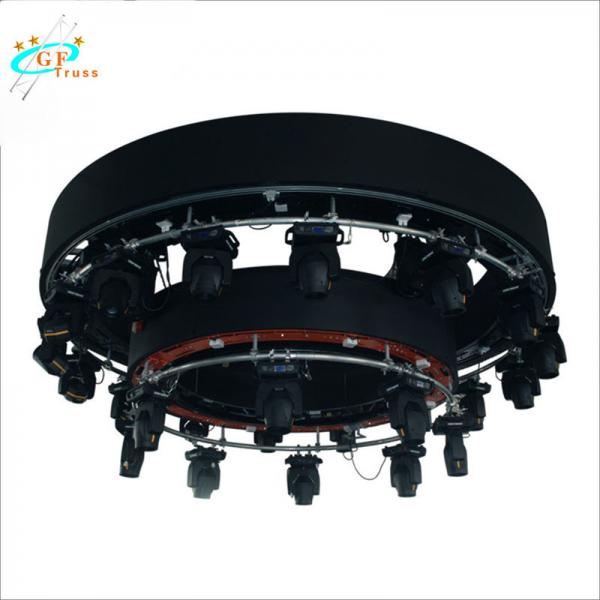 Quality Alu Rotating Lighting Truss Circle Display Truss For DJ Booth Lighting Show for sale