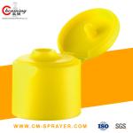 Shampoo Plastic Flip Top Lid Plastic Bottle Yellow