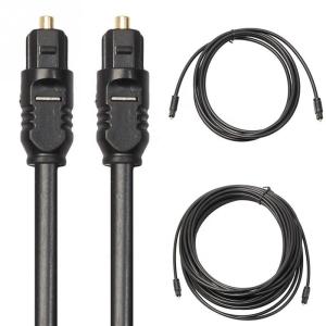 Wholesale High Quality Thin Fiber Optic Toslink Spdif Gold Optical Digital Audio Cable from china suppliers