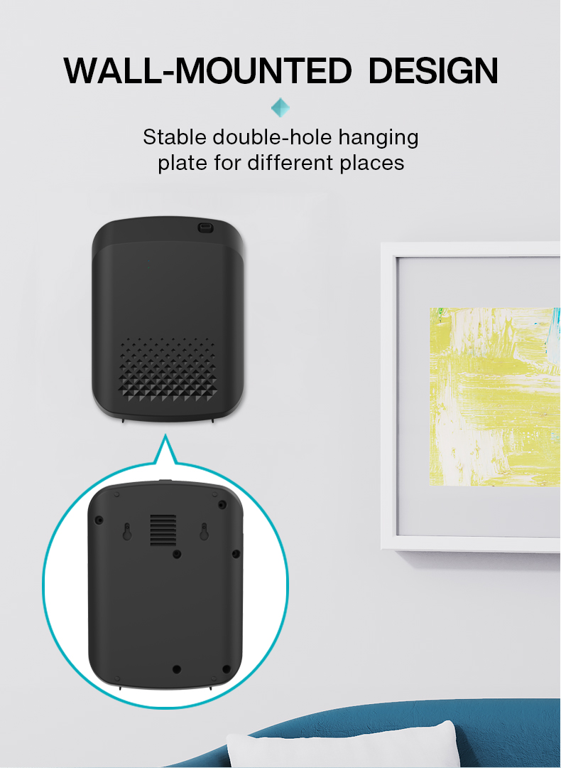 New Design Wholesale Wall Mounted Electric Portable Scent Aroma Diffuser Machine Essential Oil Blue Tooth Scent Diffuser