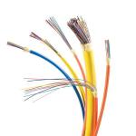 Indoor Tactical Fiber Optical Cable Military Grade G657A1 12 Core Nonmetal GJFJV