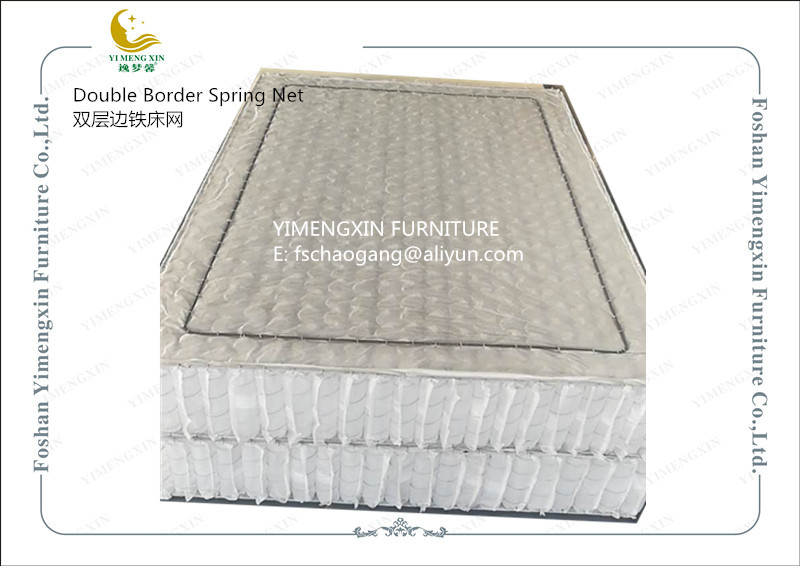 Mattress Individually Pocketed Coils With Double Frame Reinforcement OEM Service
