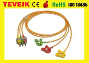 Wholesale Compatiable Reusable ECG Cable for GE Marquette Solar 8000 Tram 100 3 leads Clip IEC from china suppliers
