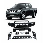 4x4 Rolled Steel Front Bumper Guard For Navara D40 2006-2010 Front Bumper Bull