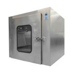 GMP-Compliant 304 Stainless Steel Pass Box/ Convex Door | Industrial Cleanroom