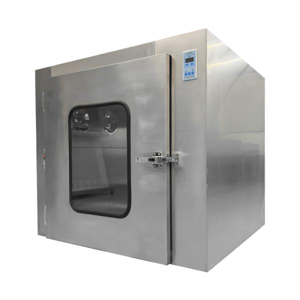 GMP-Compliant 304 Stainless Steel Pass Box/ Convex Door | Industrial Cleanroom