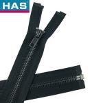 Normal Teeth Gun Metal Zipper 30 Inch Black Zipper For Jacket