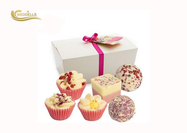 Dessert Scent Bath Bomb Gift Sets Shape Customized Natural Essential Oil Bath