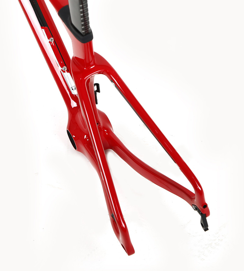 Height 36cm Carbon Road Bike Frame High Modulus T800 Carbon Fiber