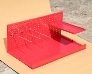 Wholesale Power Coating HongChuang TUV Approval Pegboard Display Rack Mini Size from china suppliers