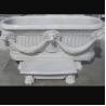 Buy cheap Home deocration white marble bathtub with lion head carving for bathroom,china from wholesalers