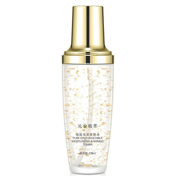 24K Gold Foil Moistfull Collagen Facial Toner Condense Pores Contains Negative