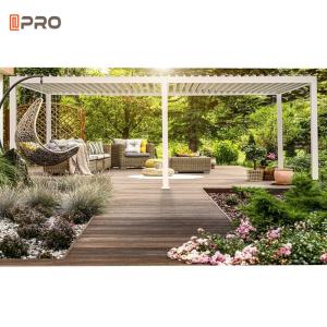 Wholesale Eco Grey Glass Modern Aluminum Pergola 3x3m Customized from china suppliers