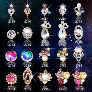 Wholesale Hot NEW Wholesale Alloy Jewelry 3D Nail Art Jewelry Nail rhinestones Sticker Supplier Number ML2739-2758 from china suppliers