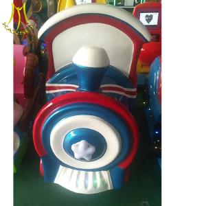 Wholesale Hansel children fiberglass body electric ride on coin operated kiddie ride for sale from china suppliers