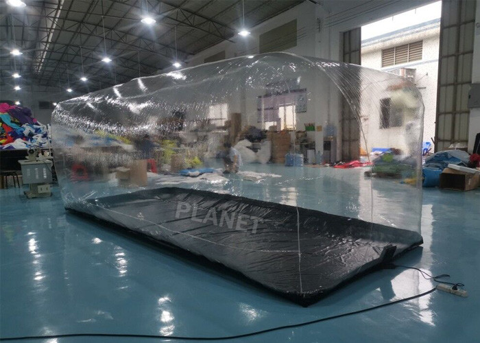 Transparent 0.4mm PVC Inflatable Car Cover Protect Vehicles