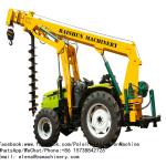 Street Light Pole Erection Machine Crane Machine For Municipal Engineering