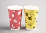 To Go Insulated Paper Cups / Insulated Disposable Coffee Cups For Food Industry