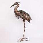 Iron Crane Vintage Animal Metal Garden Statues Add a Touch of Nostalgia to Your